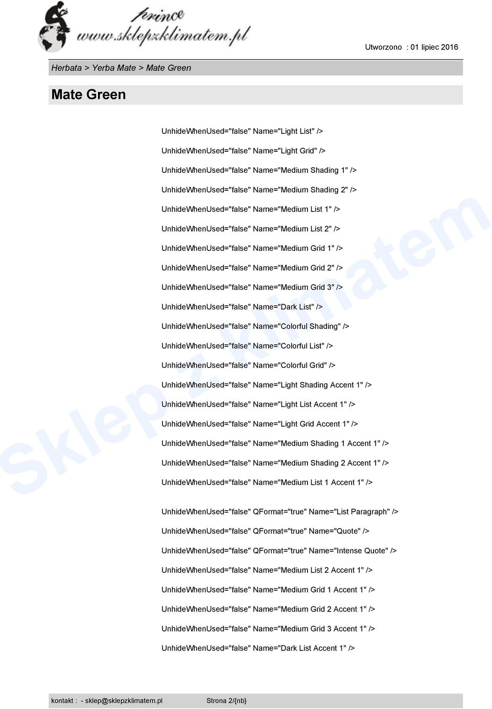 /> UnhideWhenUsed="false" Name="Medium Grid 3" /> UnhideWhenUsed="false" Name="Dark List" /> UnhideWhenUsed="false" Name="Colorful Shading" /> UnhideWhenUsed="false" Name="Colorful List" />