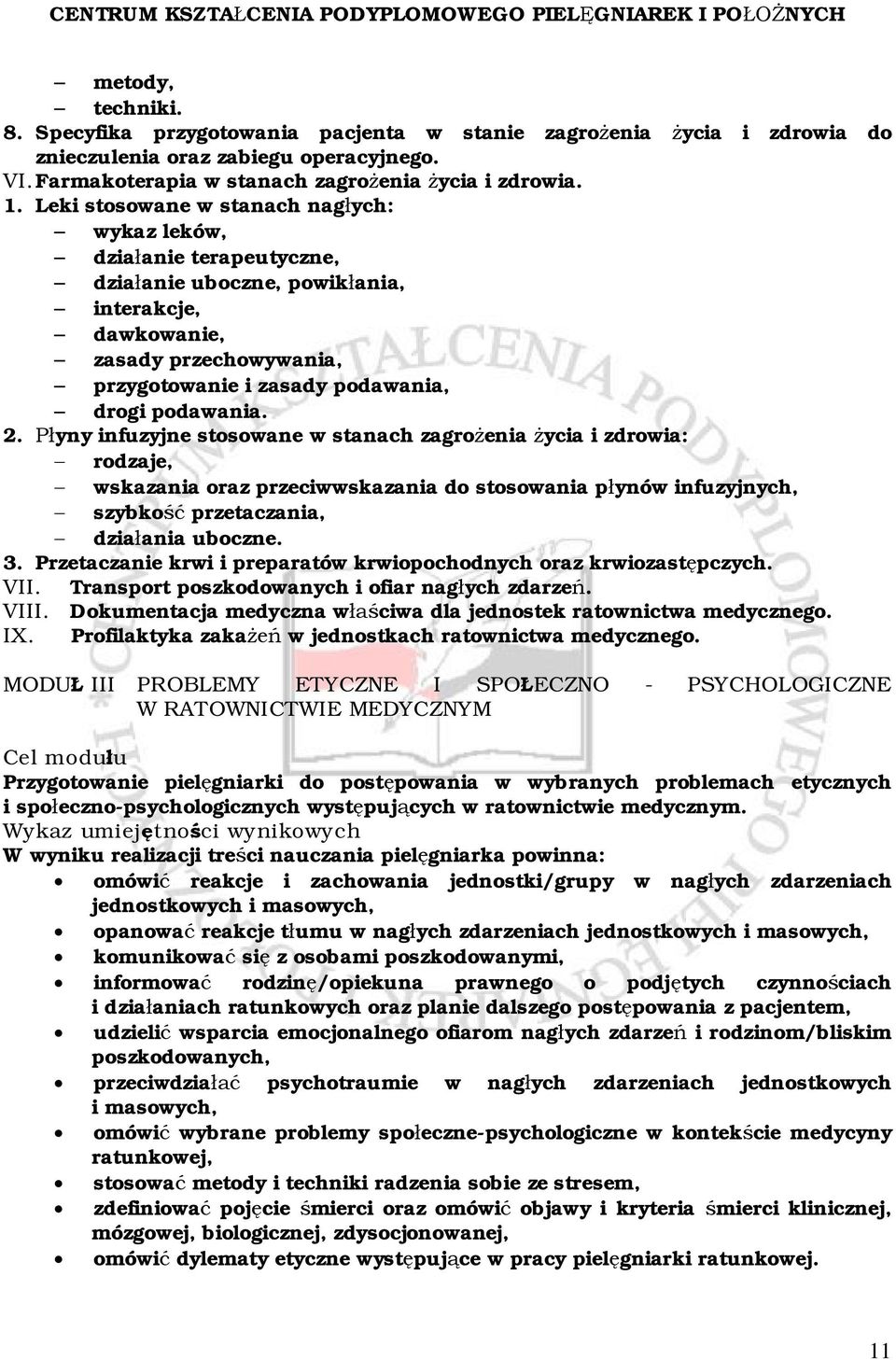 drogi podawania. 2.