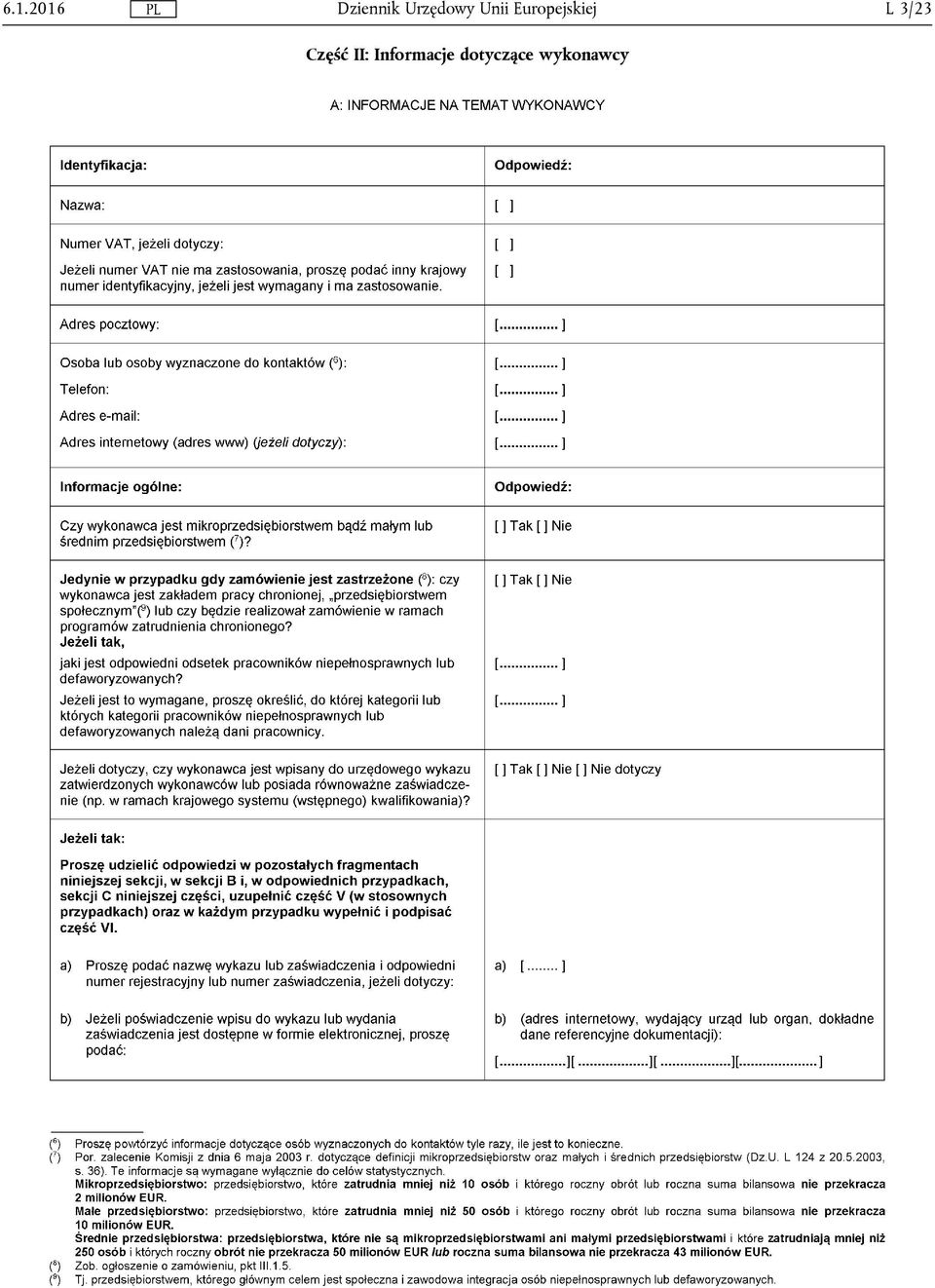 Informacje
