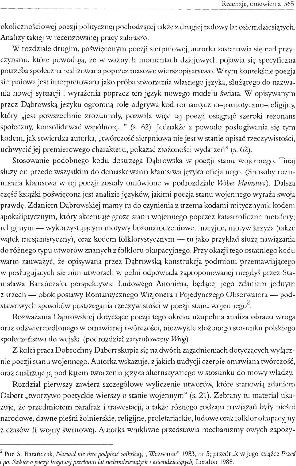 poprzez masowe wierszopisarstwo.
