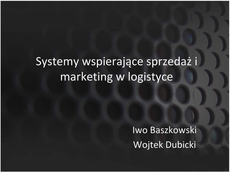 w logistyce Iwo