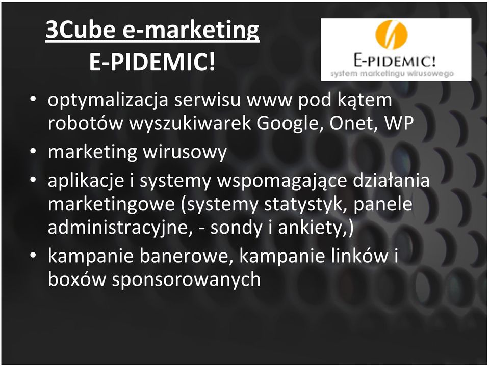 marketing wirusowy aplikacje i systemy wspomagające działania marketingowe