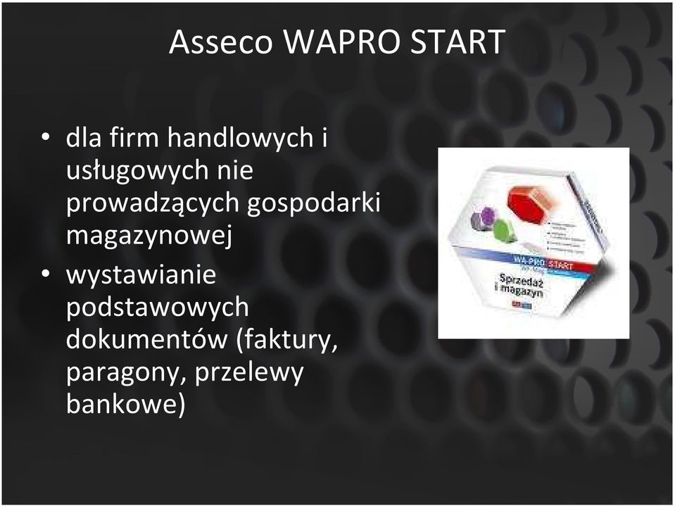 magazynowej wystawianie podstawowych