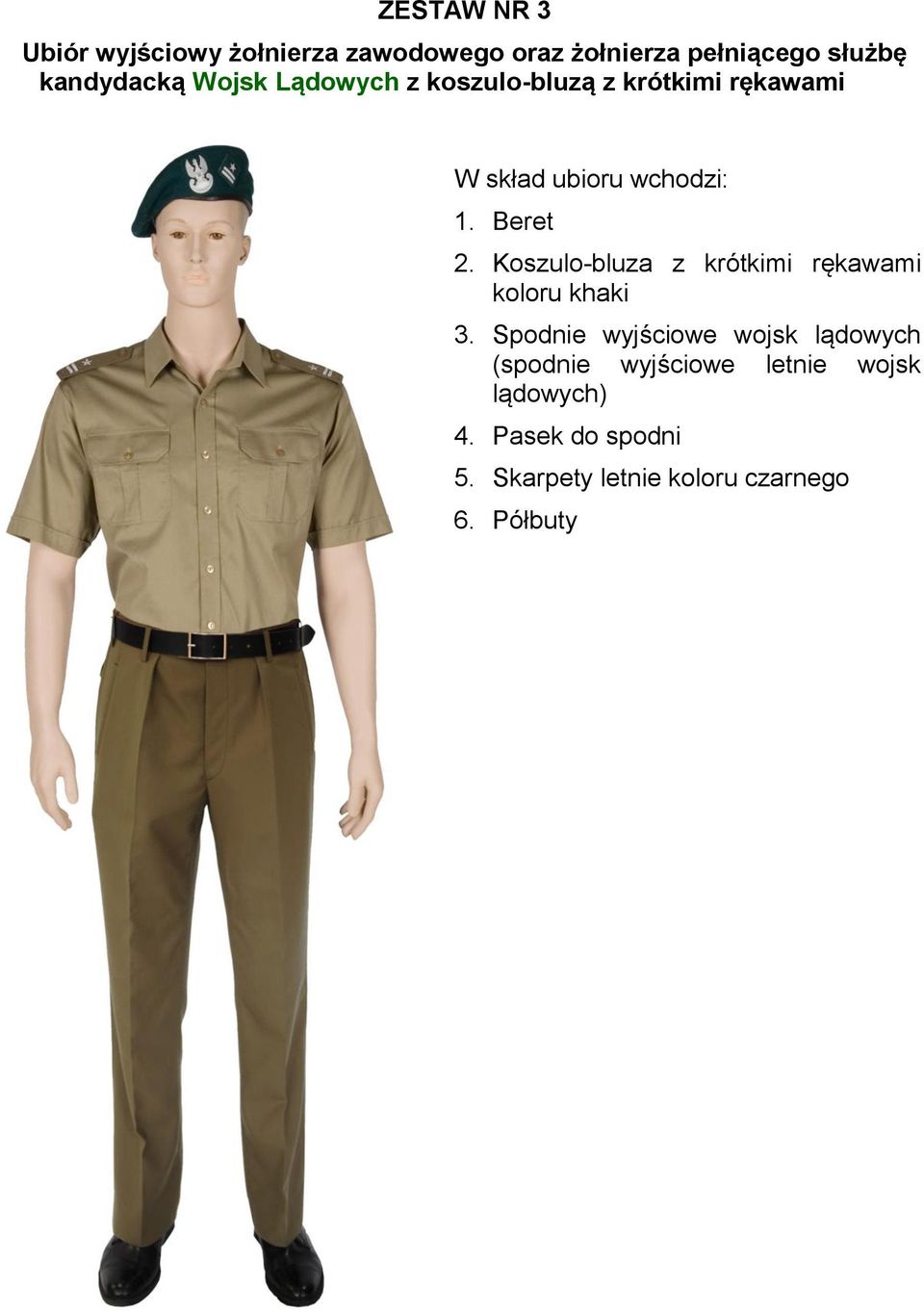 Koszulo-bluza z krótkimi rękawami koloru khaki 3.