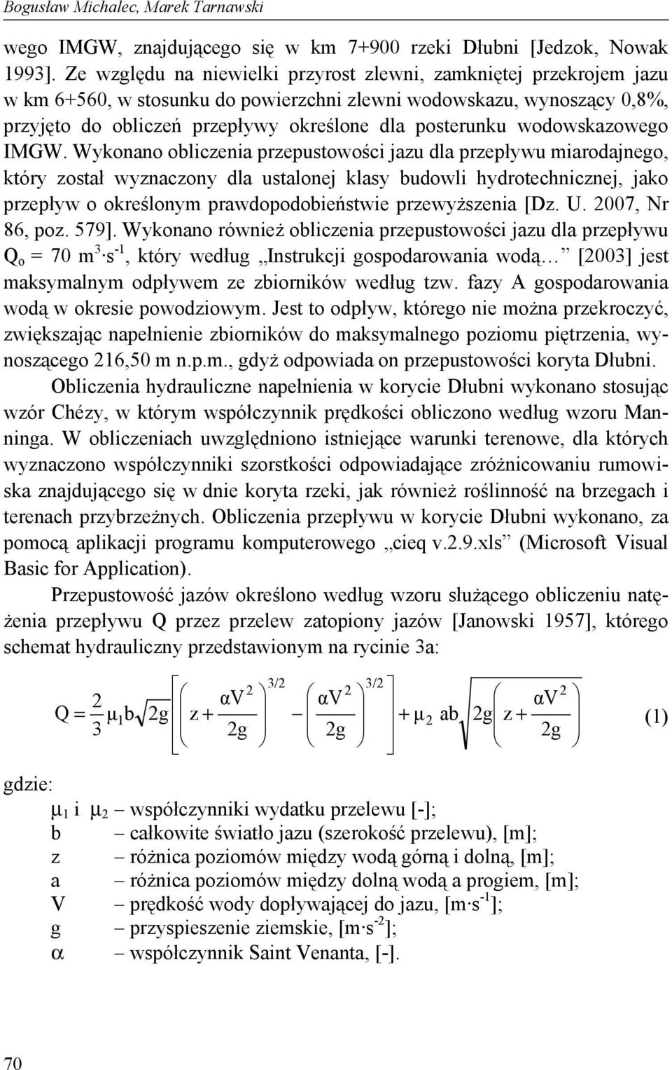 wodowskazowego IMGW.