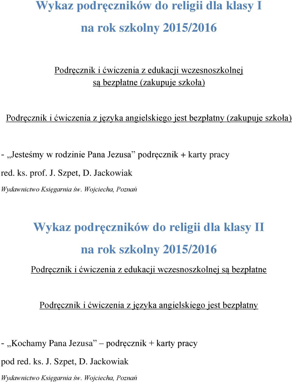 Jackowiak Wydawnictwo Księgarnia św.