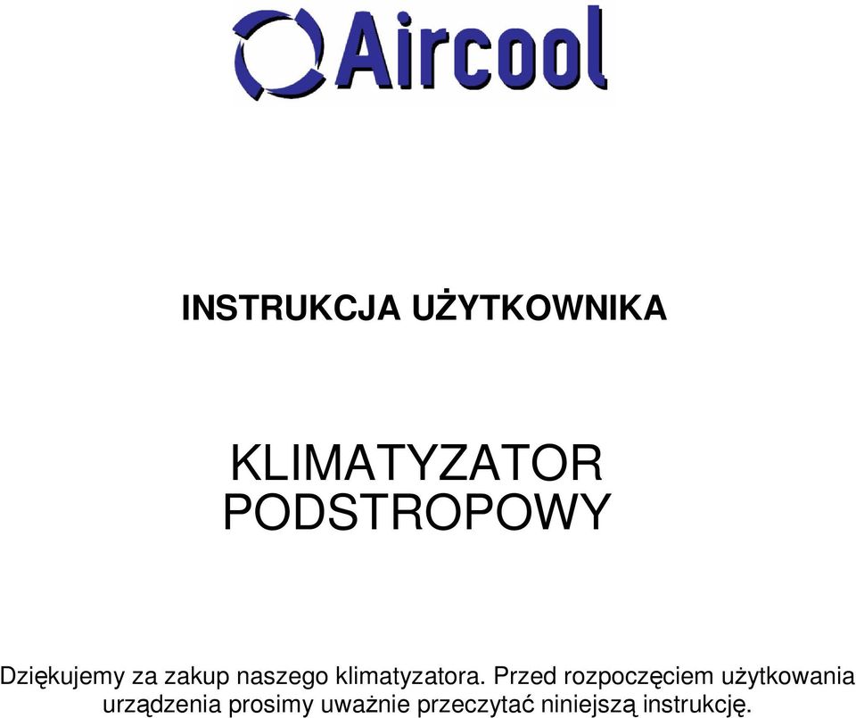 klimatyzatora.