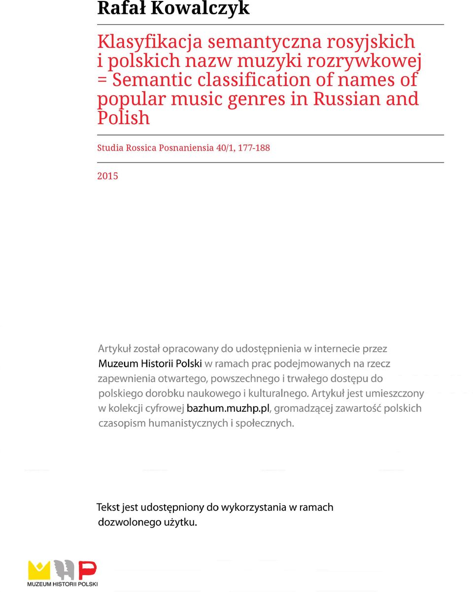 classification of names of popular music genres in