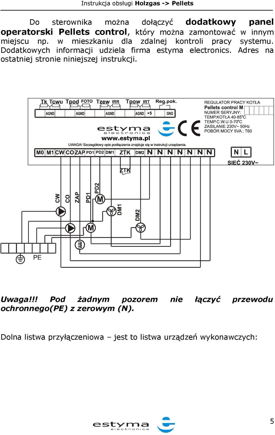 Dodatkowych informacji udziela firma estyma electronics.