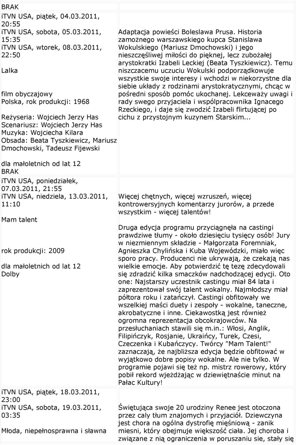 2011, 15:35 itvn USA, wtorek, 08.03.