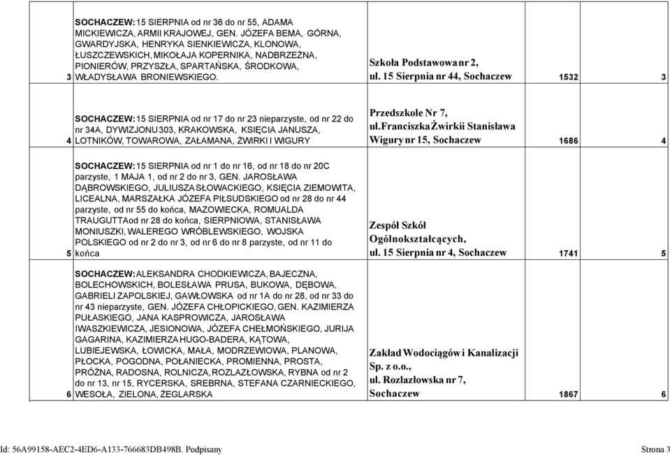 Szkoła Podstawowa nr 2, ul.
