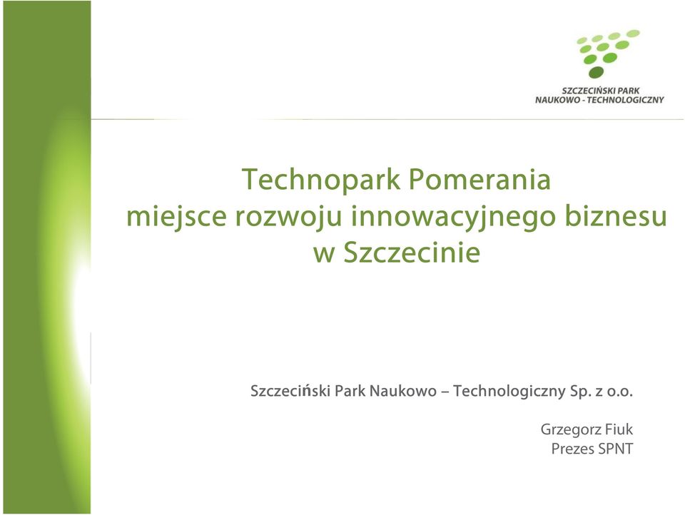 Szczeciński Park Naukowo