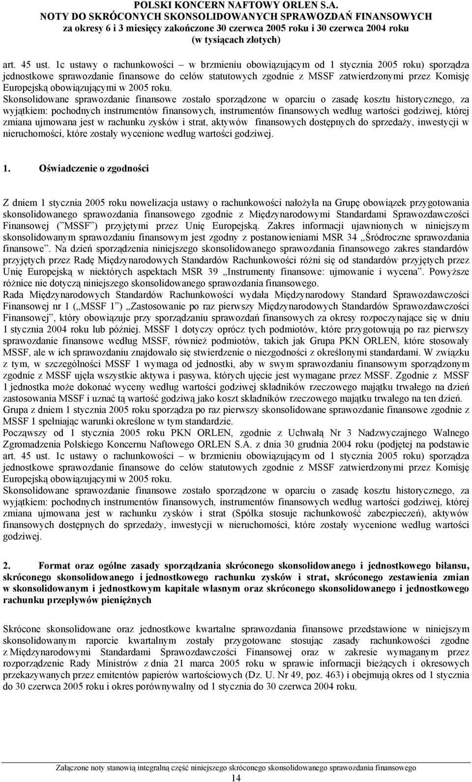 obowiązującymi w 2005 roku.