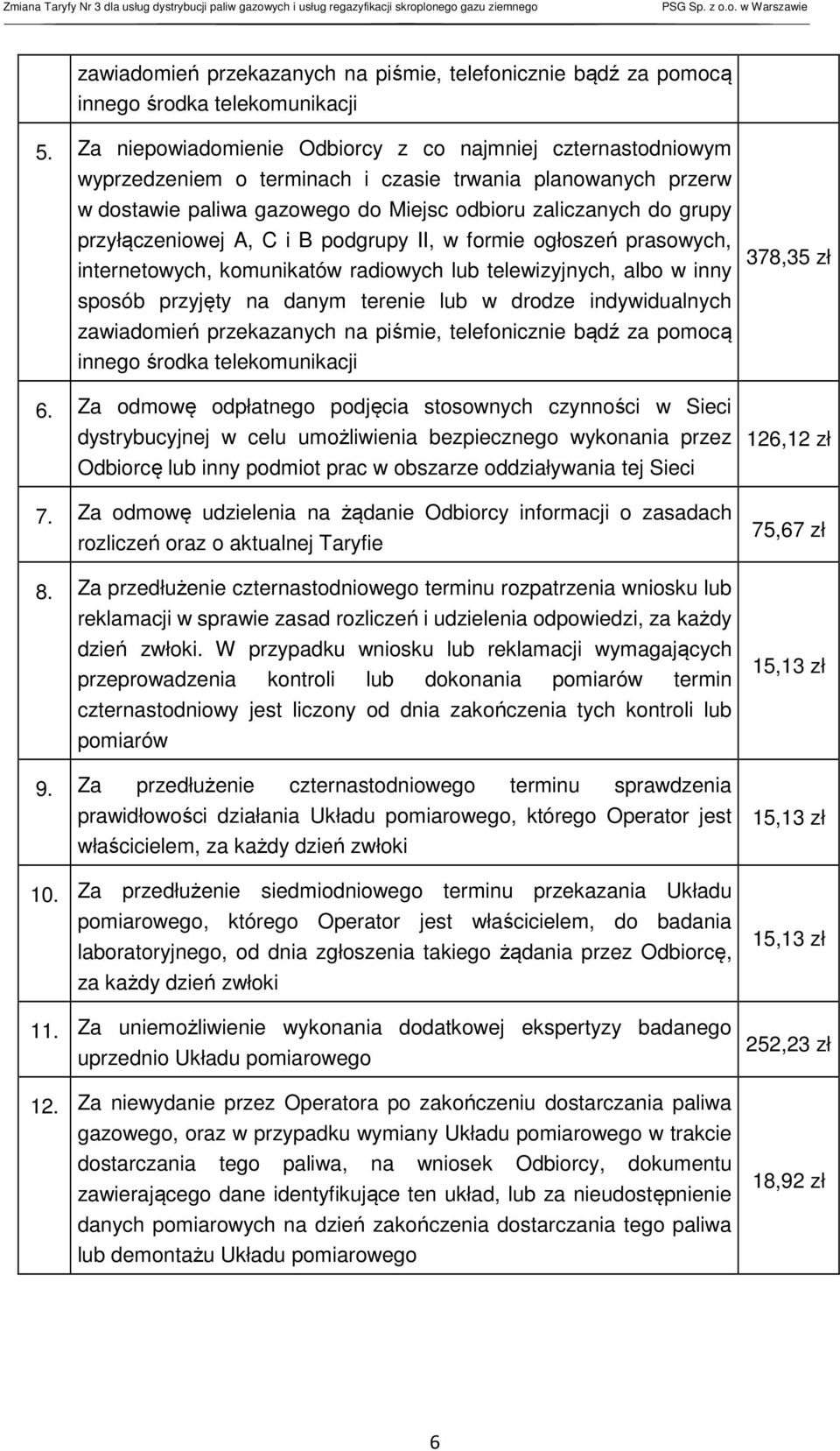 przyłączeniowej A, C i B podgrupy II, w formie ogłoszeń prasowych, internetowych, komunikatów radiowych lub telewizyjnych, albo w inny sposób przyjęty na danym terenie lub w drodze indywidualnych