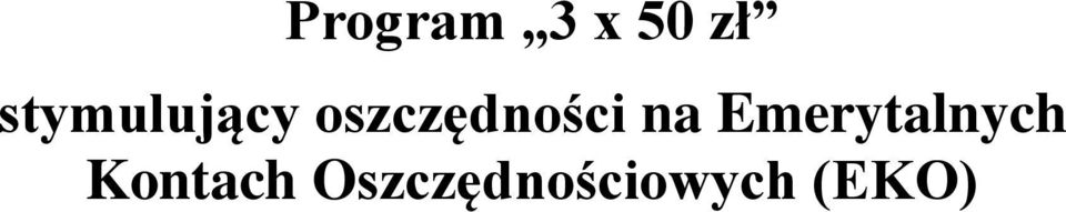 oszczędności na