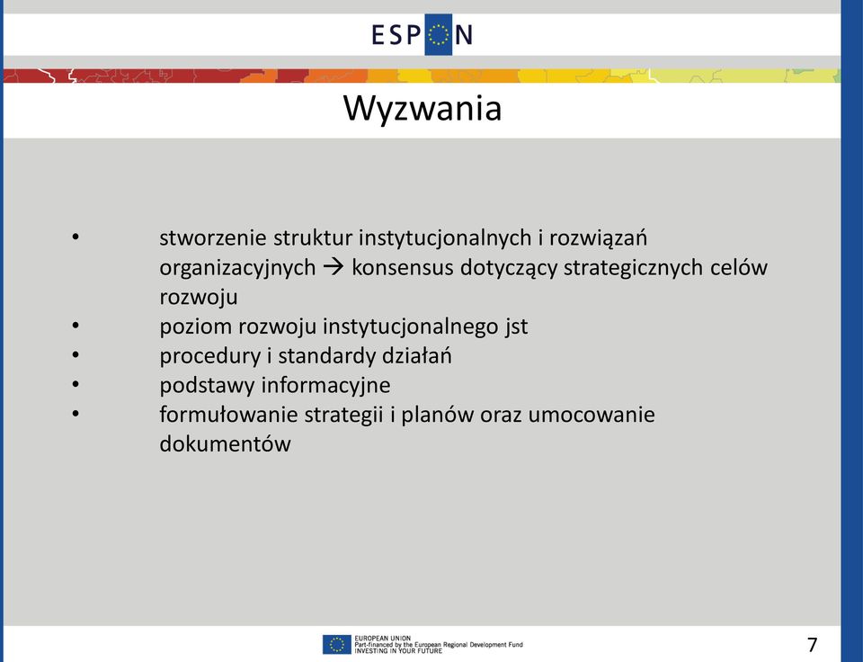 poziom rozwoju instytucjonalnego jst procedury i standardy działań