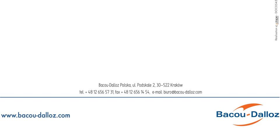 48 12 656 57 31, fax + 48 12