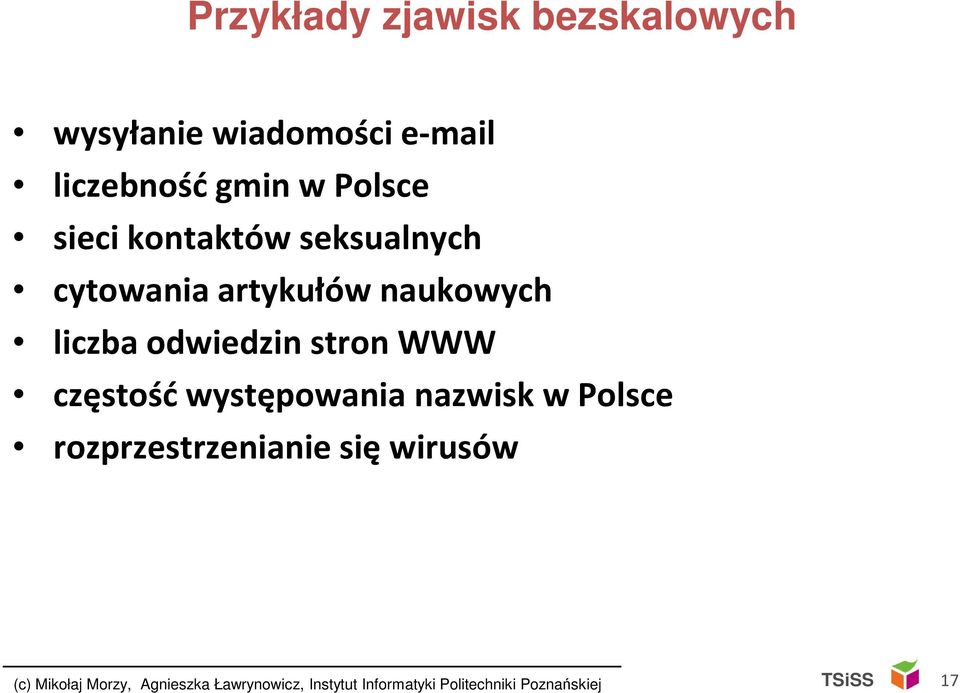 WWW częstość występowania nazwisk w Polsce rozprzestrzenianie się wirusów (c)