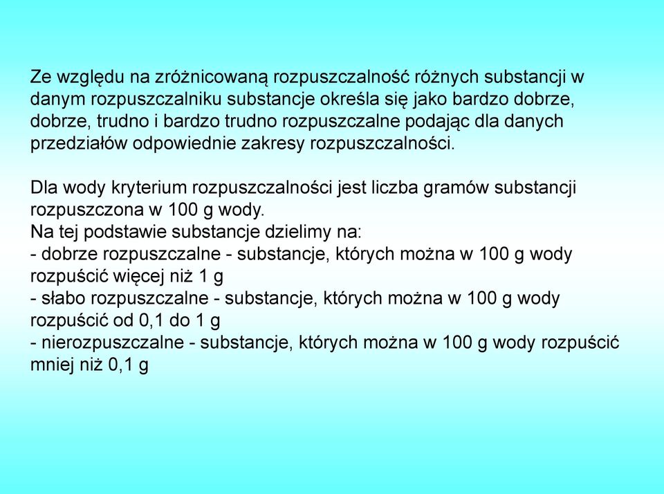Rozpuszczalnosc Substancji To Maksymalna Liczba Gramow ROZTWORY część I ROZPUSZCZALNOŚĆ - PDF Darmowe pobieranie