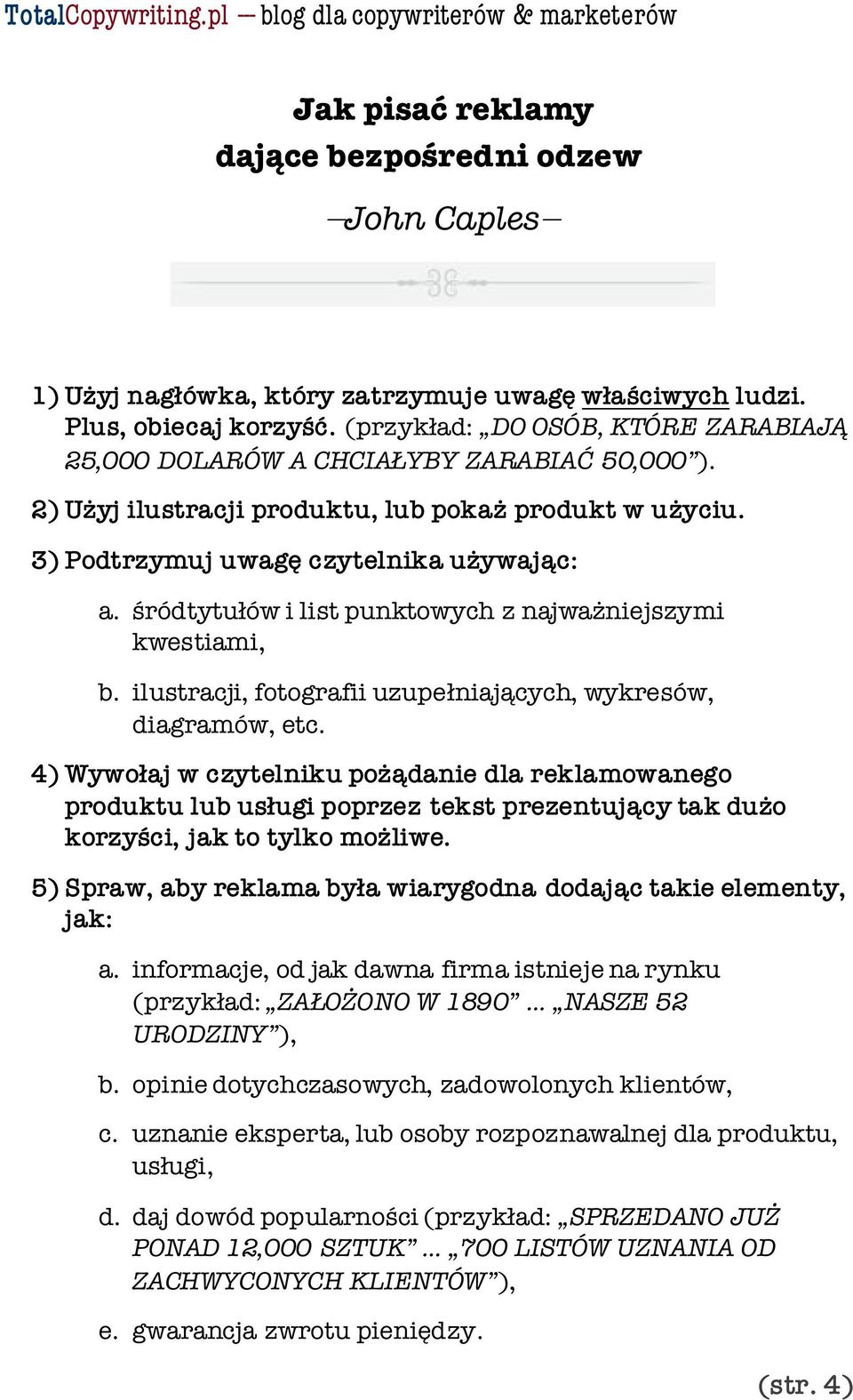 śródtytułów i list punktowych z najważniejszymi kwestiami, b. ilustracji, fotografii uzupełniających, wykresów, diagramów, etc.