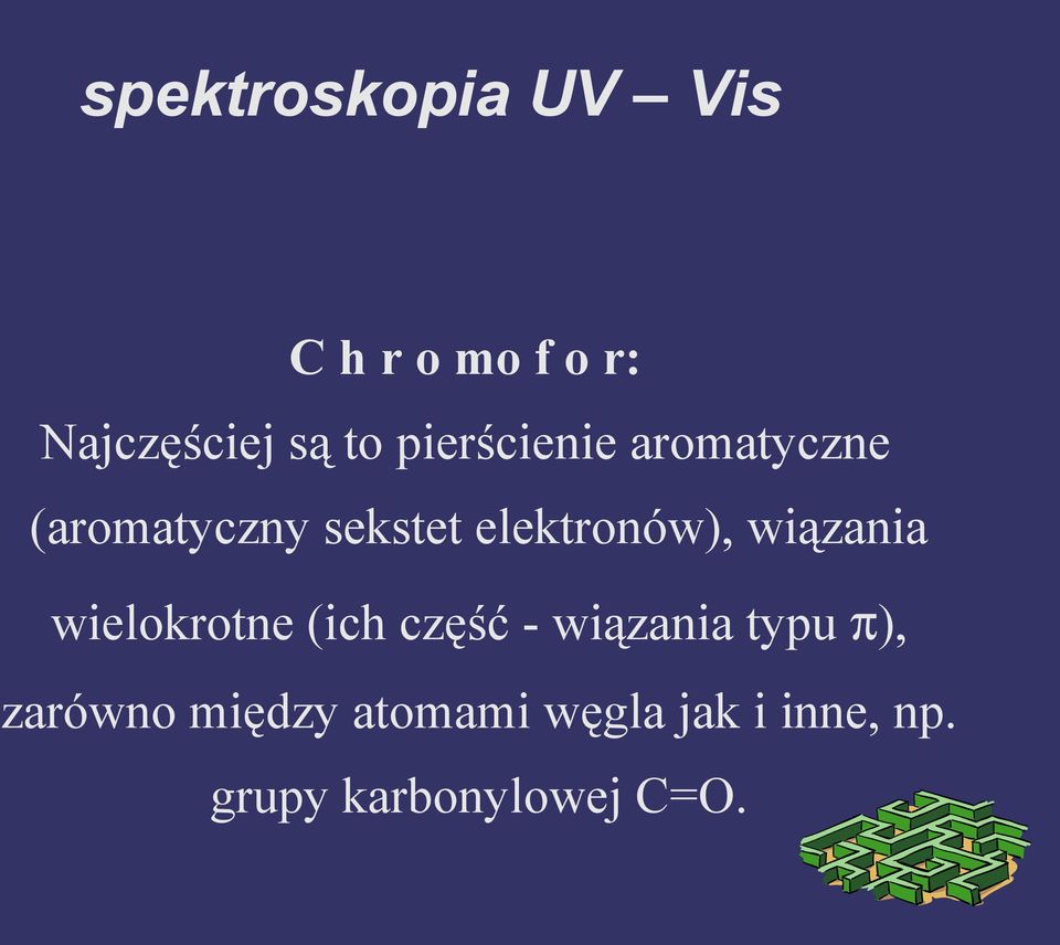 wiązania wielokrotne (ich część - wiązania typu π),