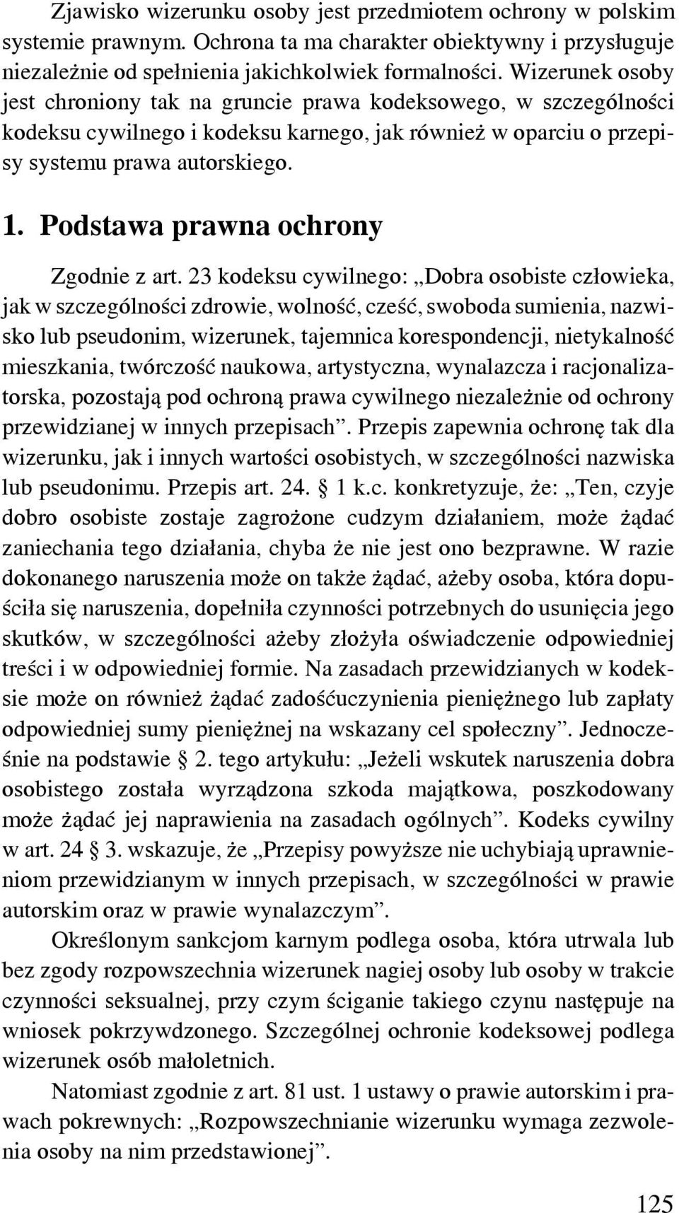 Podstawa prawna ochrony Zgodnie z art.