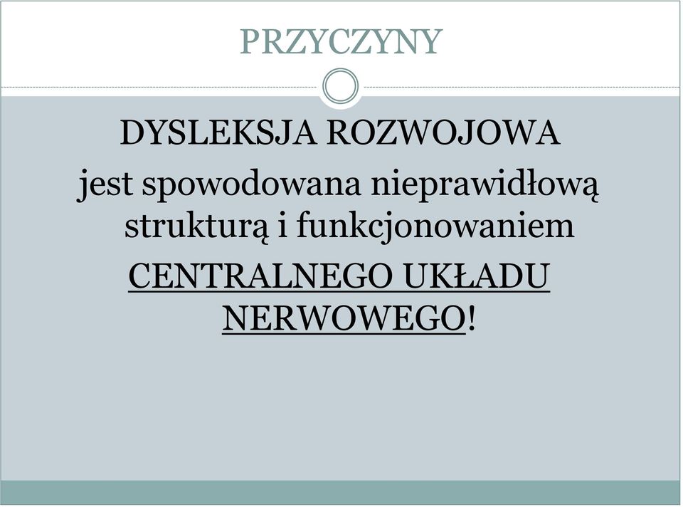 nieprawidłową strukturą i