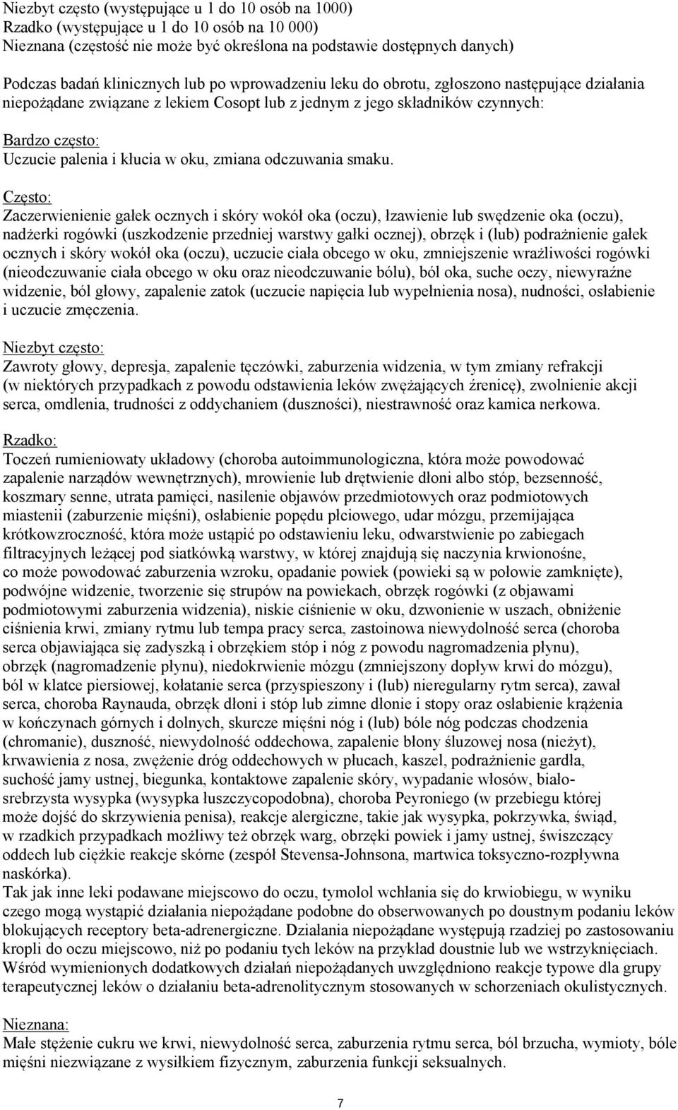 odczuwania smaku.