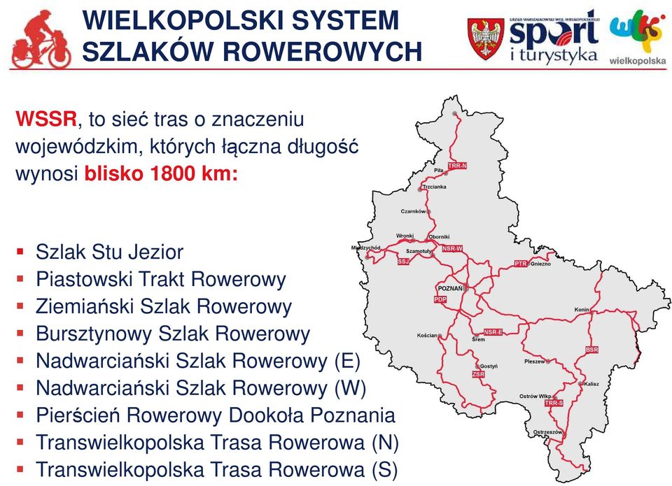 Bursztynowy Szlak Rowerowy Nadwarciański Szlak Rowerowy (E) Nadwarciański Szlak Rowerowy (W)