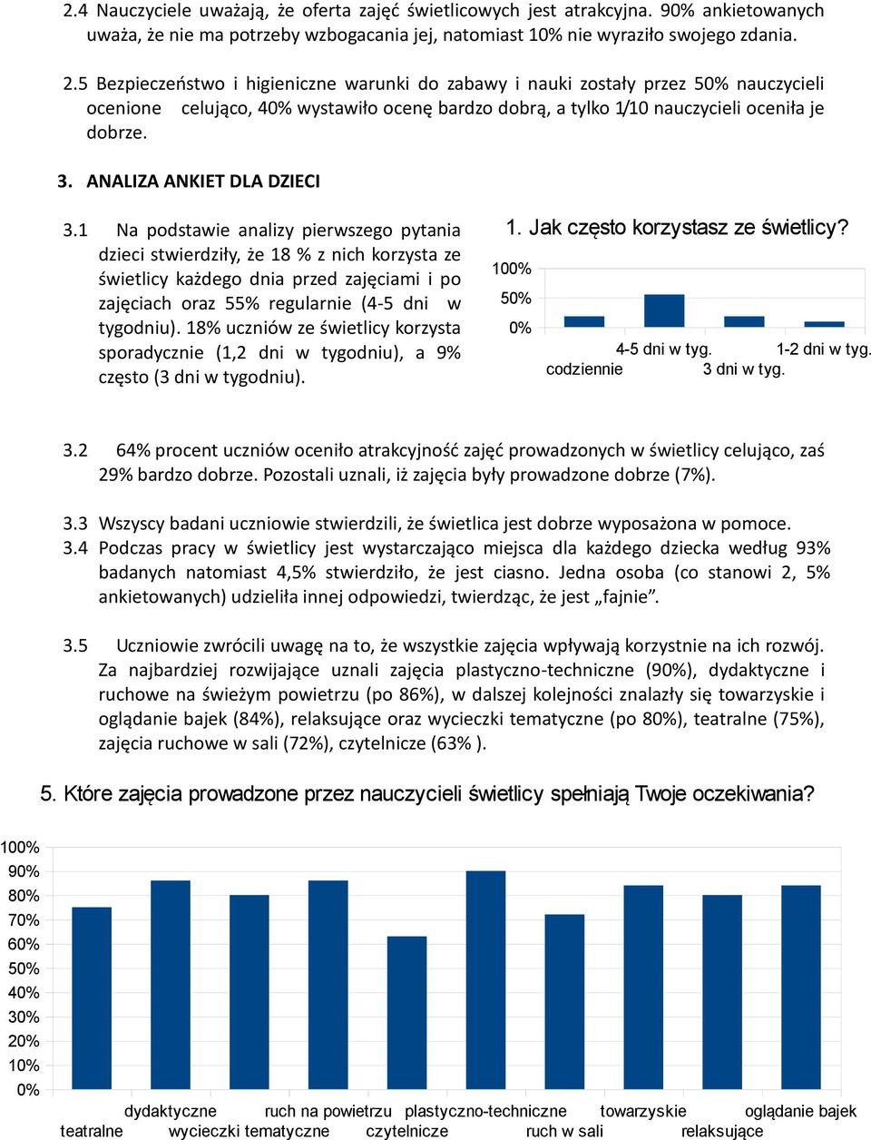 ANALIZA ANKIET DLA DZIECI 3.