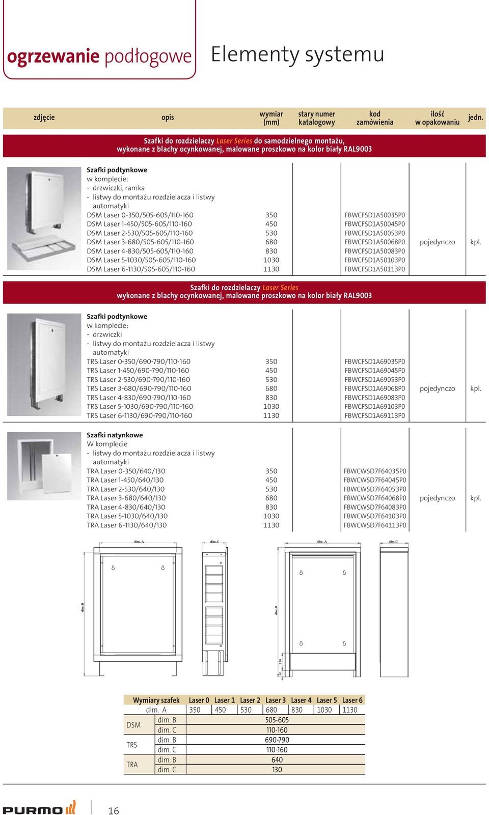 3-680/505-605/110-160 DSM Laser 4-830/505-605/110-160 DSM Laser 5-1030/505-605/110-160 DSM Laser 6-1130/505-605/110-160 350 450 530 680 830 1030 1130 FBWCFSD1A50035P0 FBWCFSD1A50045P0