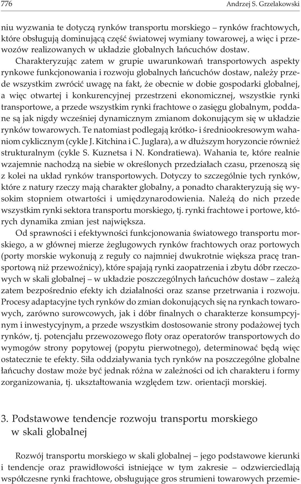 globalnych ³añcuchów dostaw.