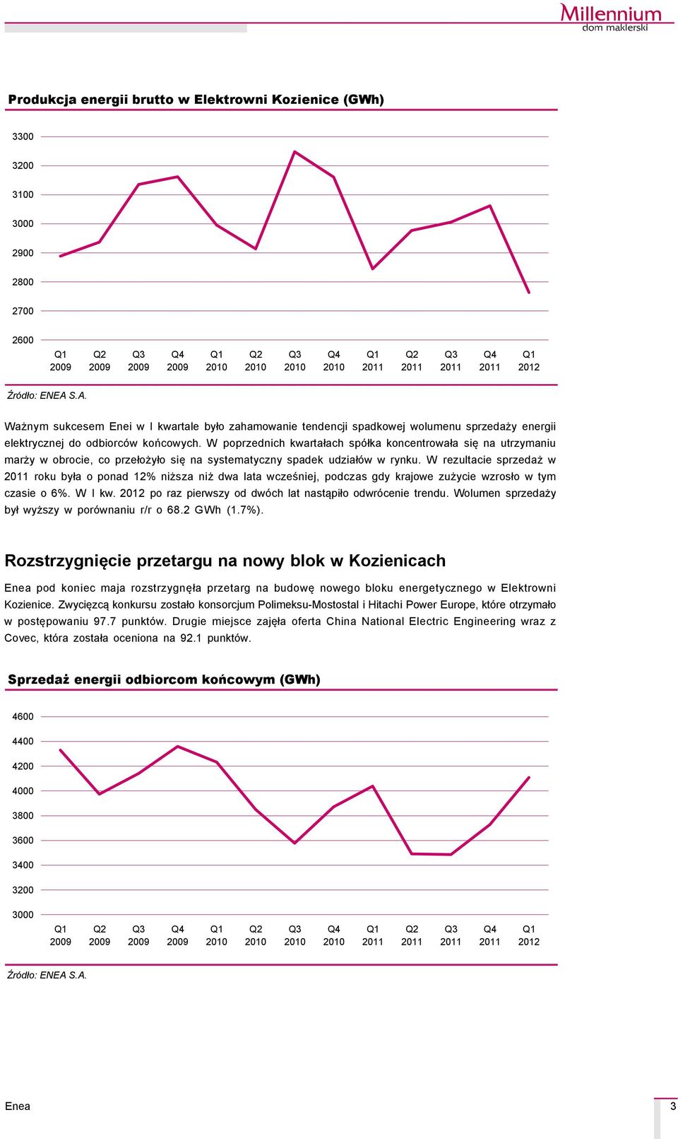 W poprzednich kwartałach spçłka koncentrowała się na utrzymaniu marży w obrocie, co przełożyło się na systematyczny spadek udziałçw w rynku.