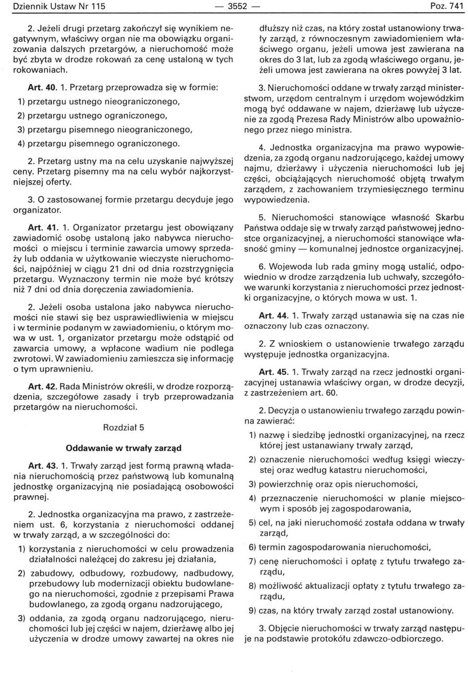 rokowaniach. Art. 40. 1.