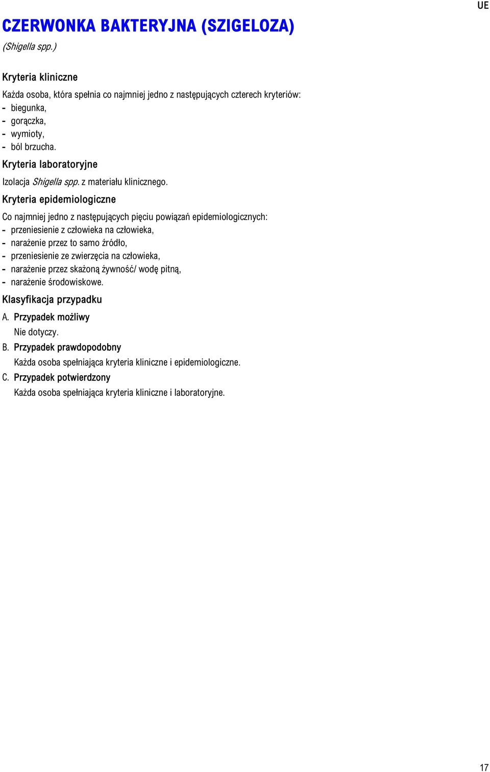 Izolacja Shigella spp. z materiału klinicznego.