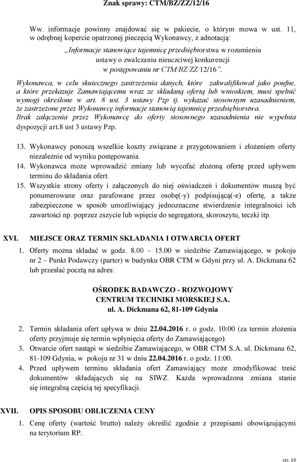 CTM/BZ/ZZ/12/16.