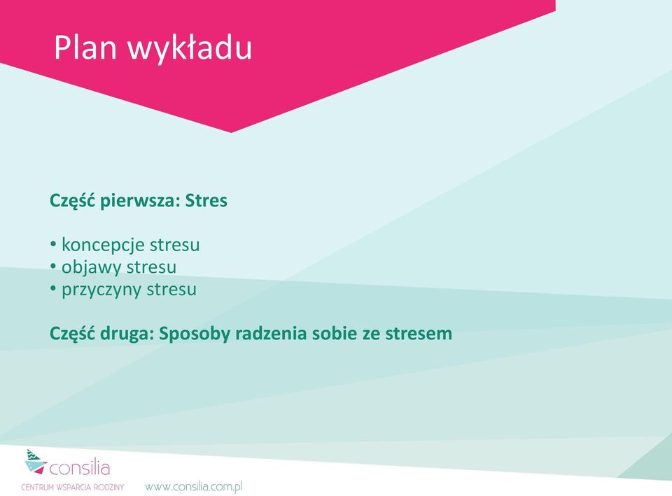 stresu przyczyny stresu Część