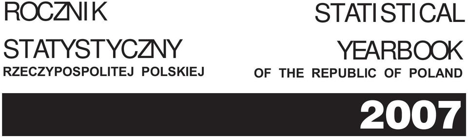 POLSKIEJ STATISTICAL