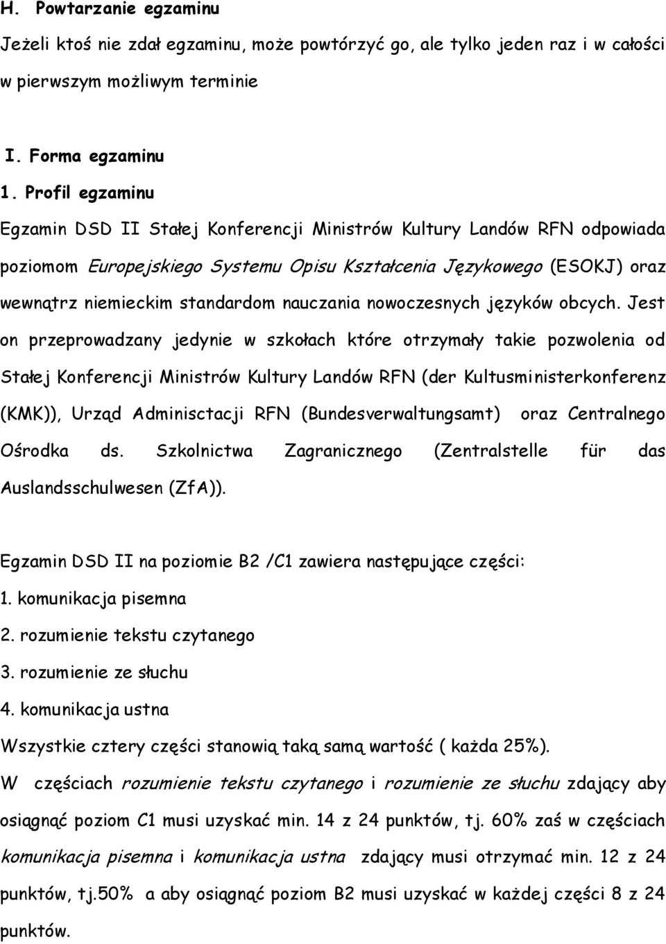 nauczania nowoczesnych języków obcych.