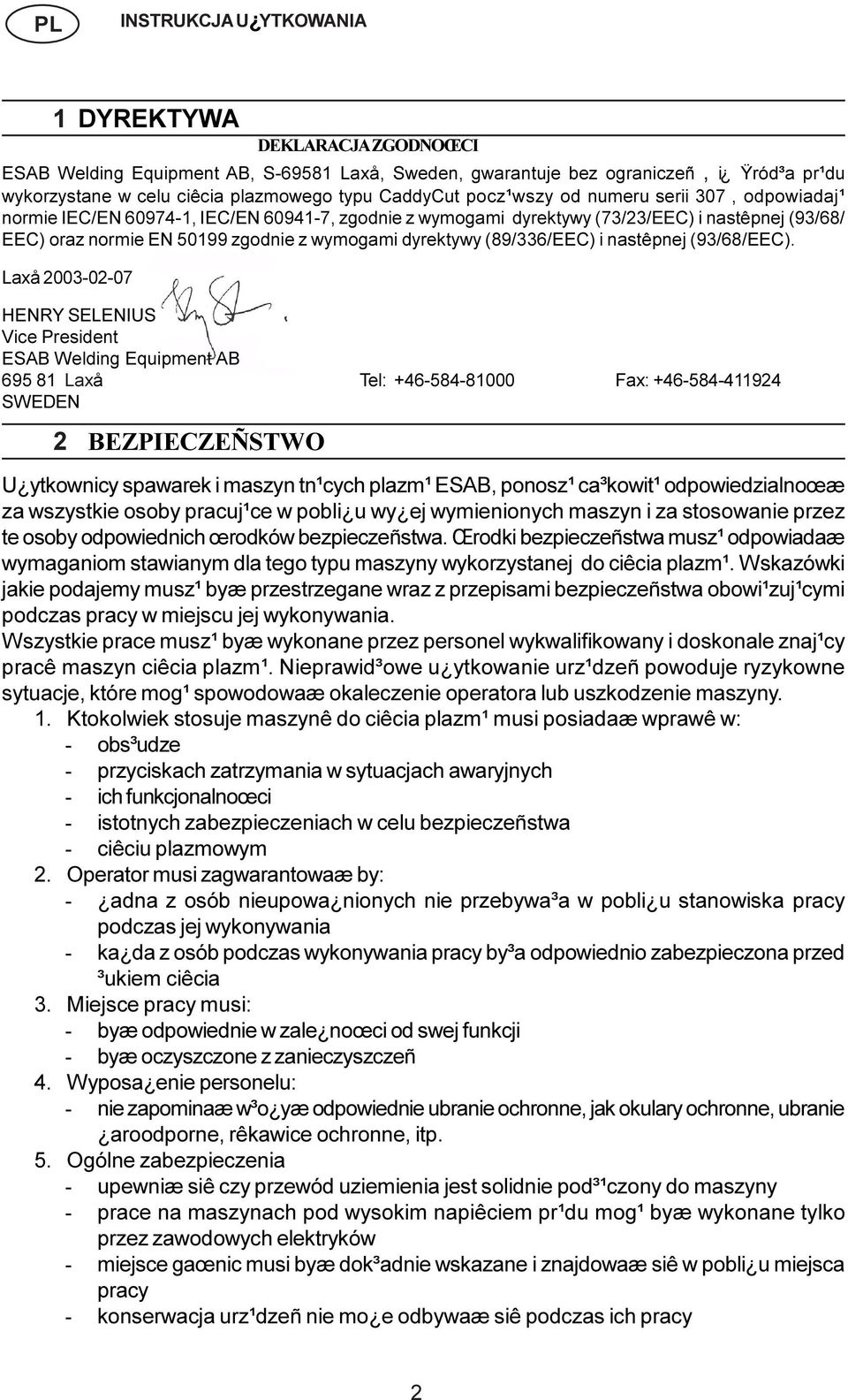 nastêpnej (93/68/EEC).