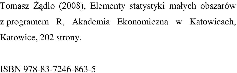 programem R, Akademia Ekonomiczna w