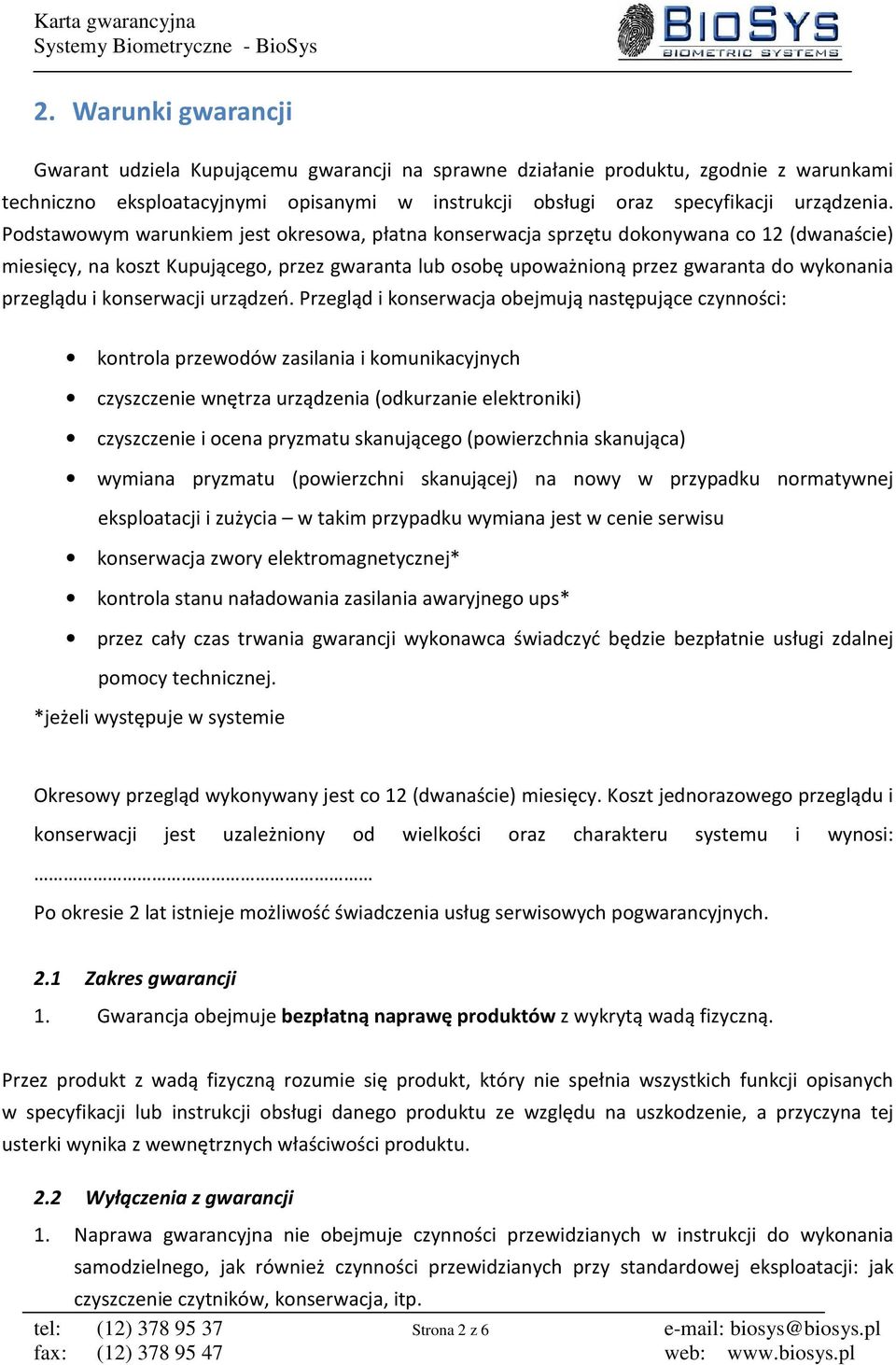 i konserwacji urządzeń.