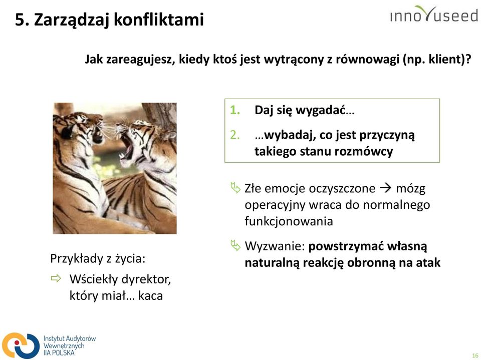 wybadaj, co jest przyczyną takiego stanu rozmówcy Złe emocje oczyszczone mózg operacyjny