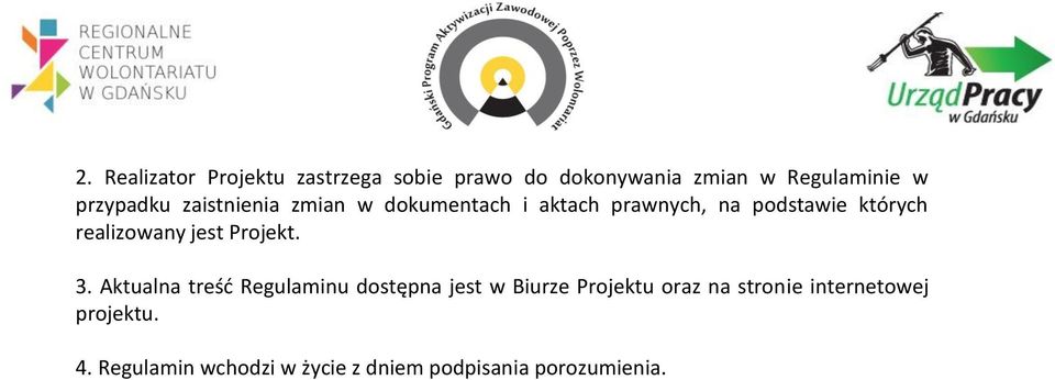 realizowany jest Projekt. 3.