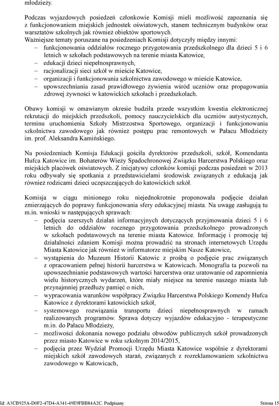 obiektów sportowych.