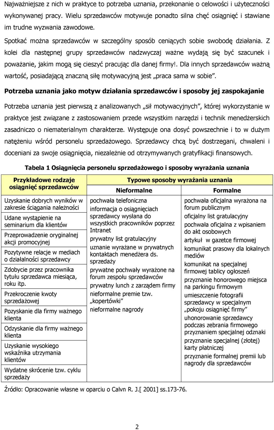 Z kolei dla następnej grupy sprzedawców nadzwyczaj ważne wydają się być szacunek i poważanie, jakim mogą się cieszyć pracując dla danej firmy!