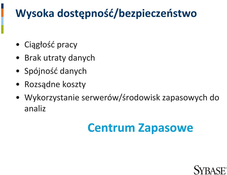 Rozsądne koszty Wykorzystanie