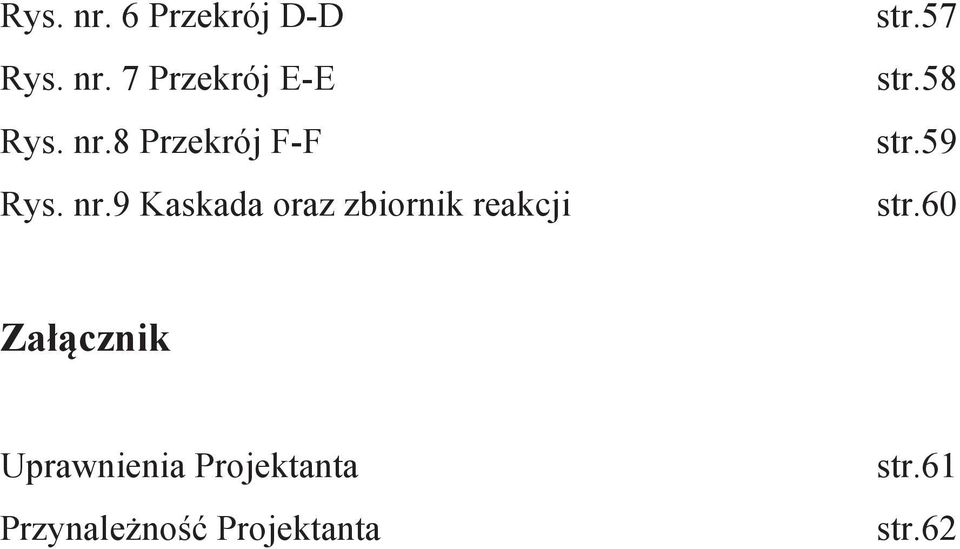 9 Kaskada oraz zbiornik reakcji str.57 str.58 str.