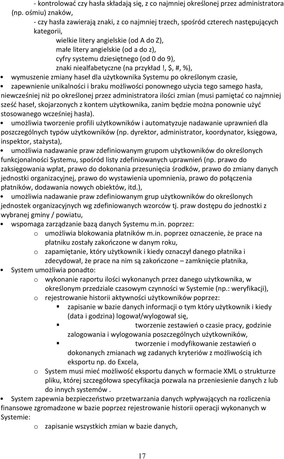 dziesiętnego (od 0 do 9), znaki niealfabetyczne (na przykład!