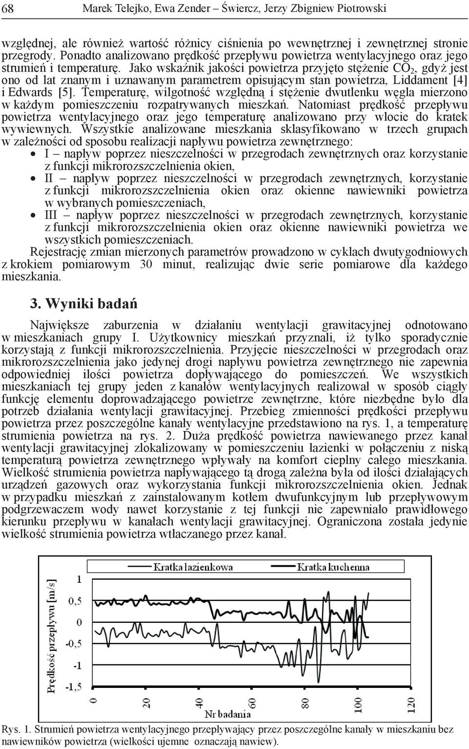 Jako wska nik jako ci powietrza przyj to st enie CO 2, gdy jest ono od lat znanym i uznawanym parametrem opisuj cym stan powietrza, Liddament [4] i Edwards [5].